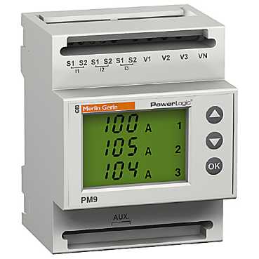 Многофункциональный измеритель PM9 PowerLogic, 230 В пер. тока, RS485