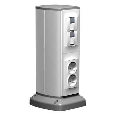 Мини-колонна 2-стор. 0,7 м анод.алюм.