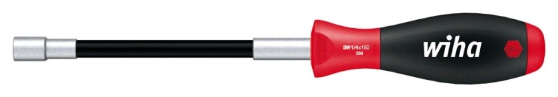 Держатель битов с ручкой, магнитный (с гибким стержнем) 1/4"x150