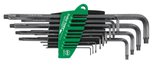 Набор штифтовых ключей TORX® MagicSpring в держателе Pro-Star, 13 предметов, блистерная упаковка