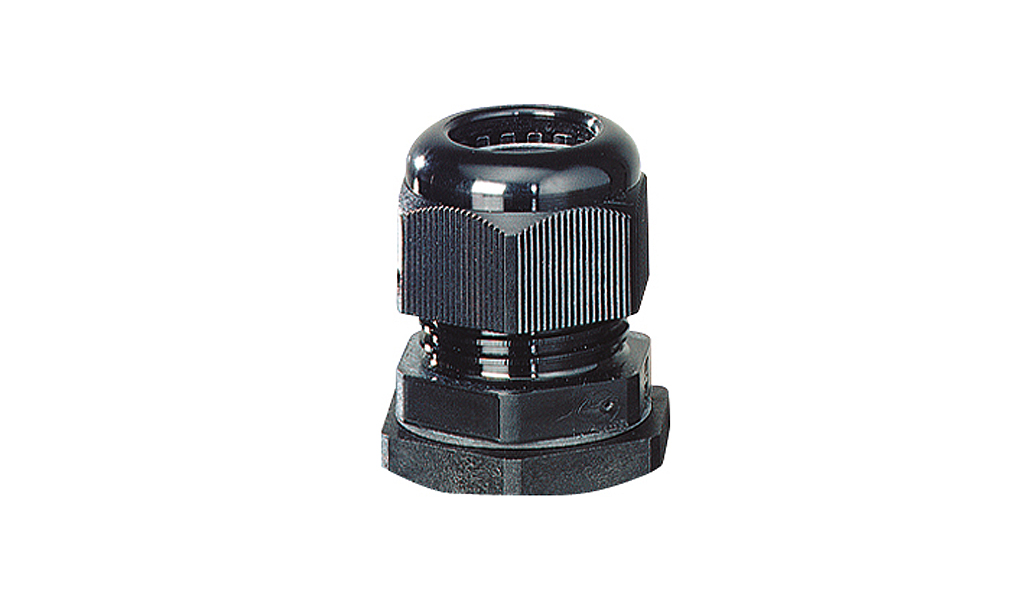 ASS 16 - Сальник кабельный с контргайкой и разгрузкой натяжения, герметичная зона 3-10 мм, IP 67, M 16, цвет черный, стойкий к УФ, материал полиамид