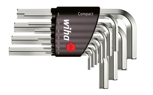 Набор шестигранных штифтовых ключей в держателе Compact, 11 предметов