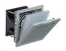 Вентилятор с фильтром PF1 00 EMC, IP54, 24V DC, RAL 7035
