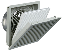 Вентилятор с фильтром PF43000, IP54, 230V AC, RAL 7035