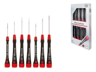 Набор отверток прецизионных PicoFinish (шлиц/Phillips), 7 предметов