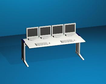 Комплект: Рабочий стол с возможностью установки до четырех 19" TFT мониторов, W2000 x H760 x D900mm