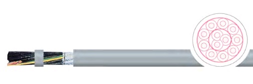 Кабель контрольный KAWEFLEX 3110 SK-PVC 4G6, 300/500 В,  повышенной гибкости, серый