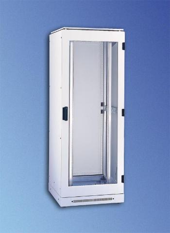 Шкаф "Miracel" 41U 800x800d NS19.8GSR, стеклянная дверь, без боковых панелей, 2 экструдера Т-слот, RAL 7035