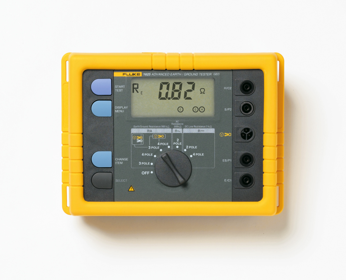 Тестер Fluke 1625 II, для проверки заземления от 0 до 300кОм